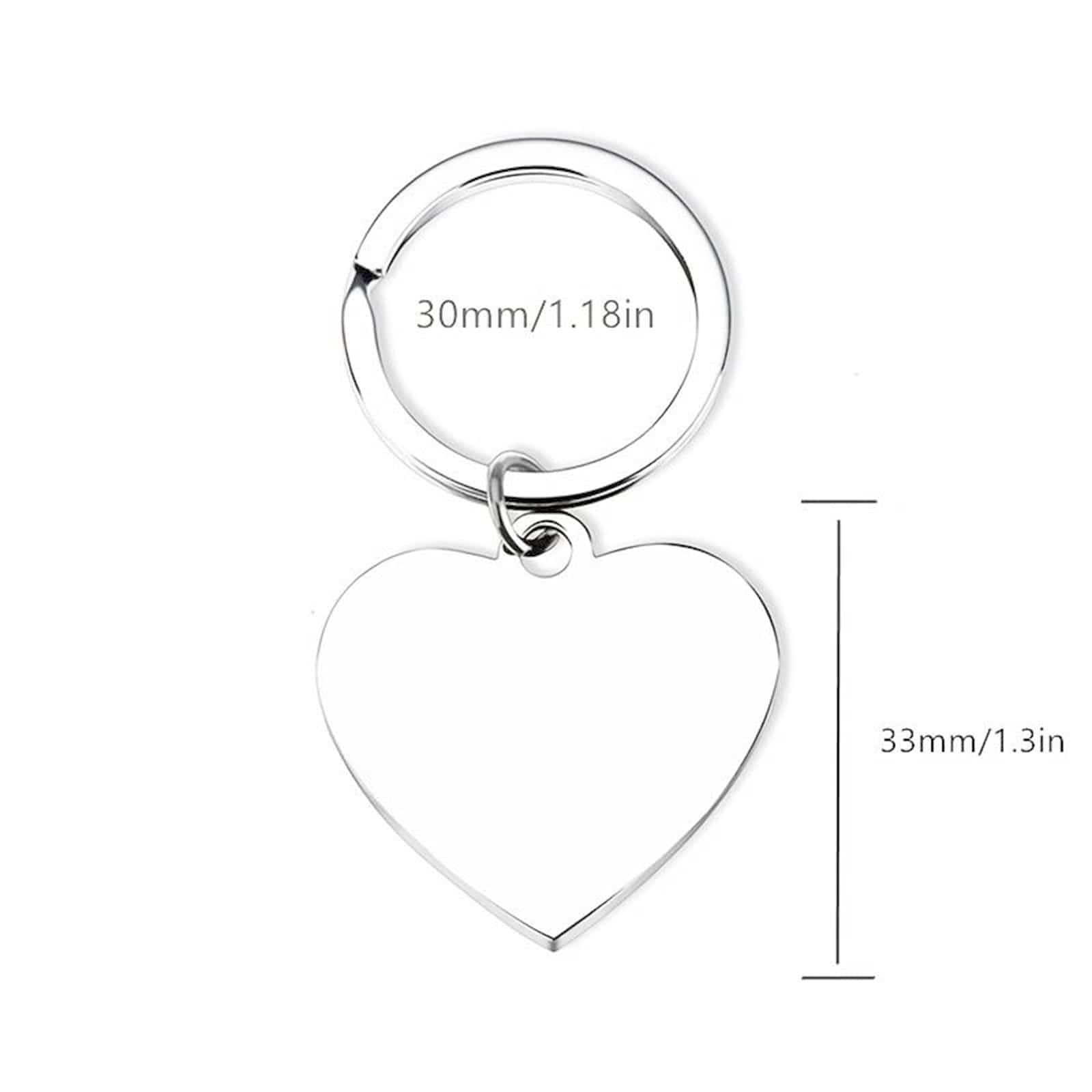Sisters Keyring - Stainless Steel Key Chain - LaserworksUK