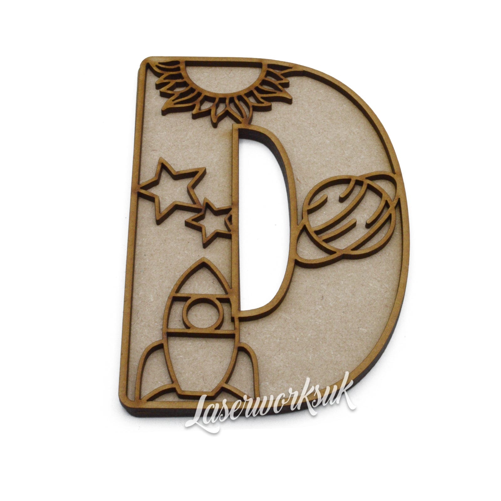Space Theme Alphabet Letters - Full Set Available - LaserworksUK