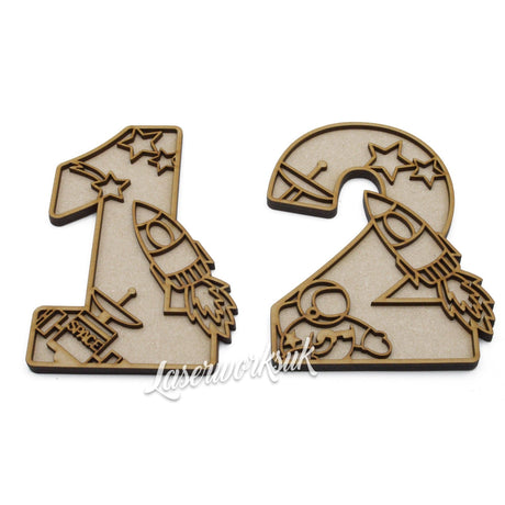 Space Theme Alphabet Letters - Full Set Available - LaserworksUK