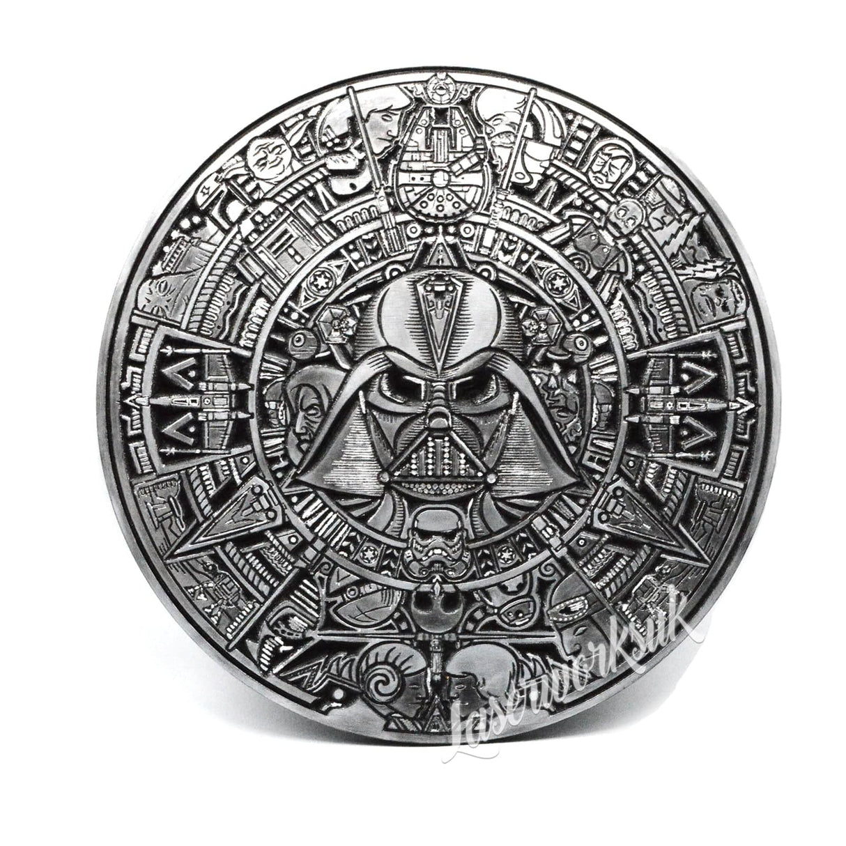 Star Wars Themed Aztec calendar - Wall Panel Décor - Laserworksuk