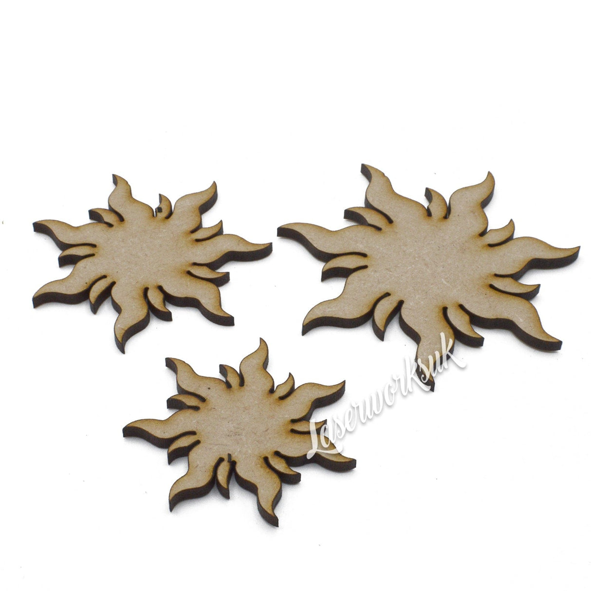 Tarot Sun Craft Shapes - XIX - MDF Crafts Wooden Blanks - LaserworksUK