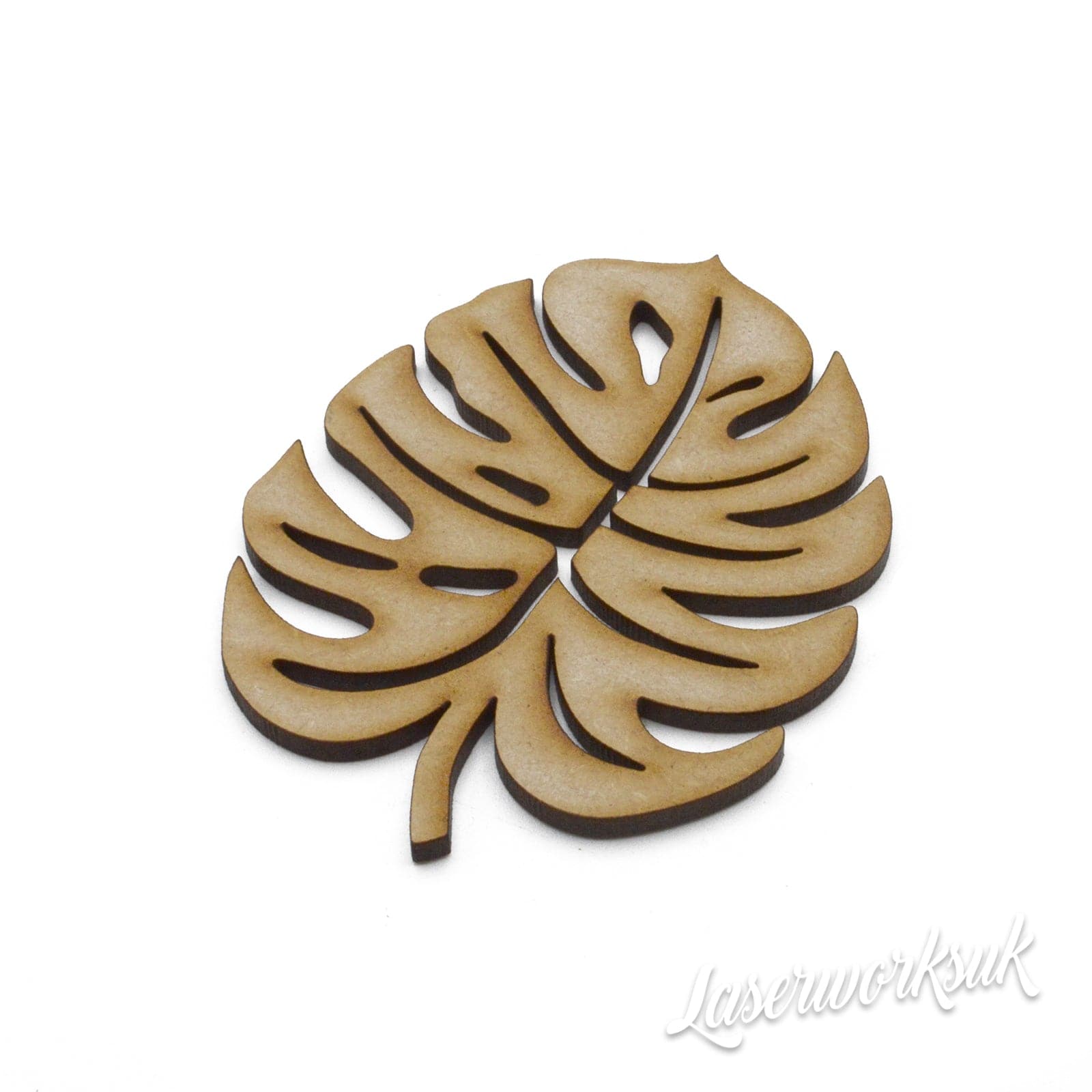 Tropical Leaf Shapes MDF Crafts Shapes - Laserworksuk