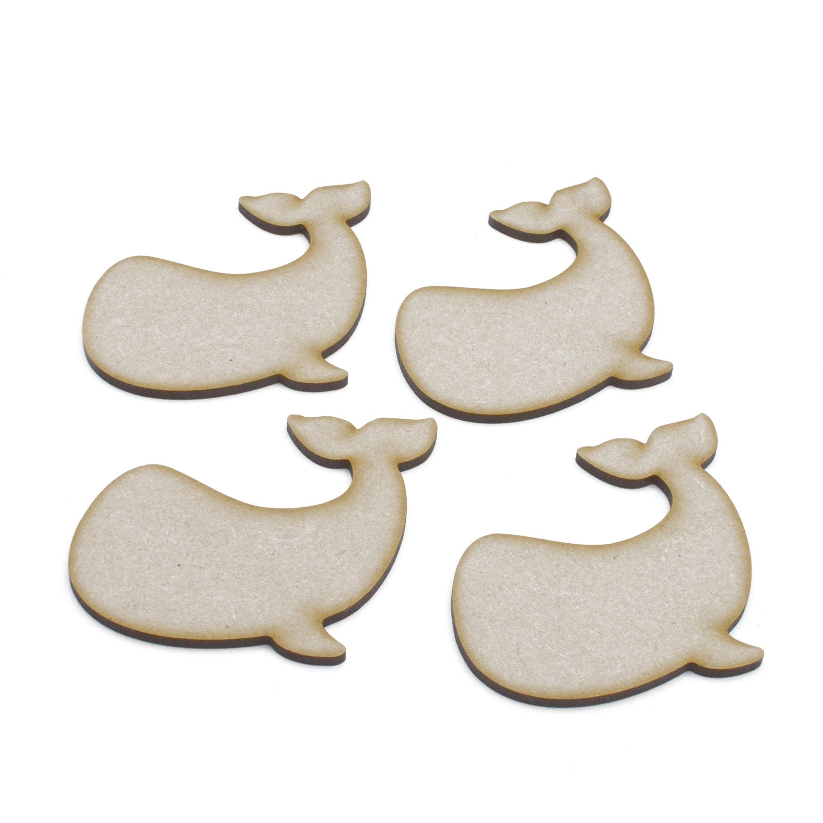 Whale MDF Craft Shape | Sea Aquatic Embellishments - LaserworksUK