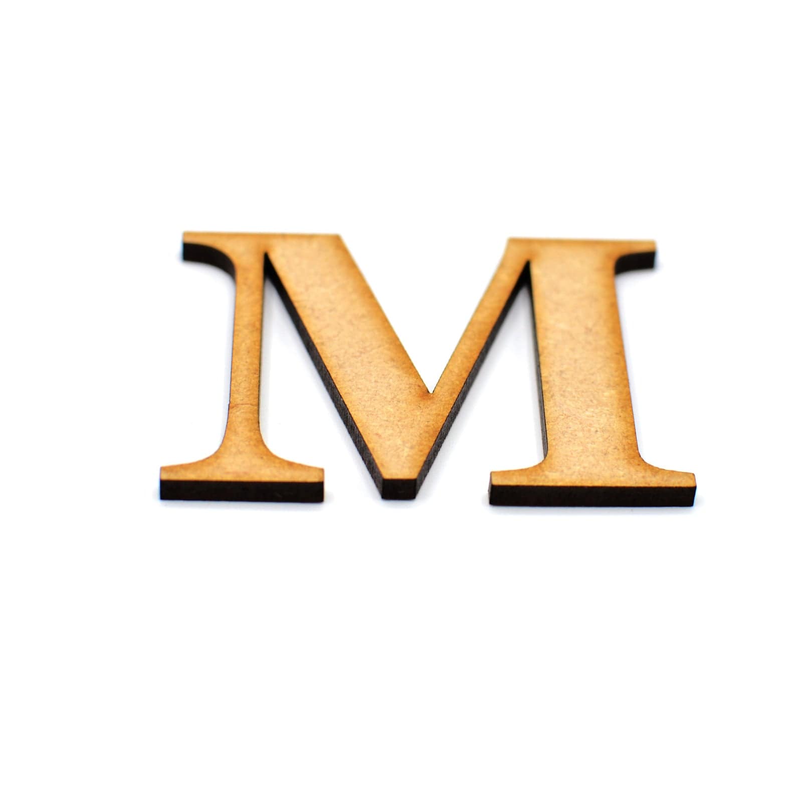 Wooden Letters - Large Small Georgia Bold 2cm-40cm - LaserworksUK