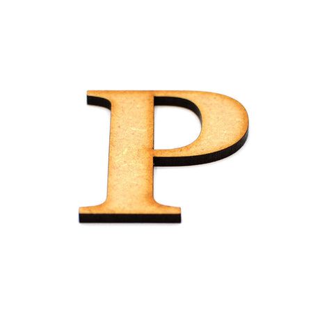 Wooden Letters - Large Small Georgia Bold 2cm-40cm - LaserworksUK
