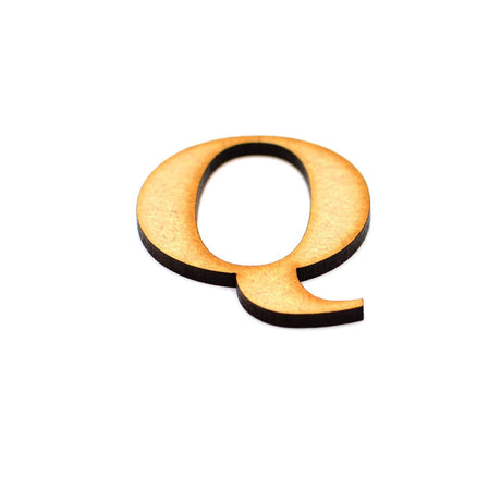 Wooden Letters - Large Small Georgia Bold 2cm-40cm - LaserworksUK