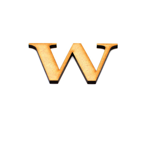 Wooden Letters - Large Small Georgia Bold 2cm-40cm - LaserworksUK