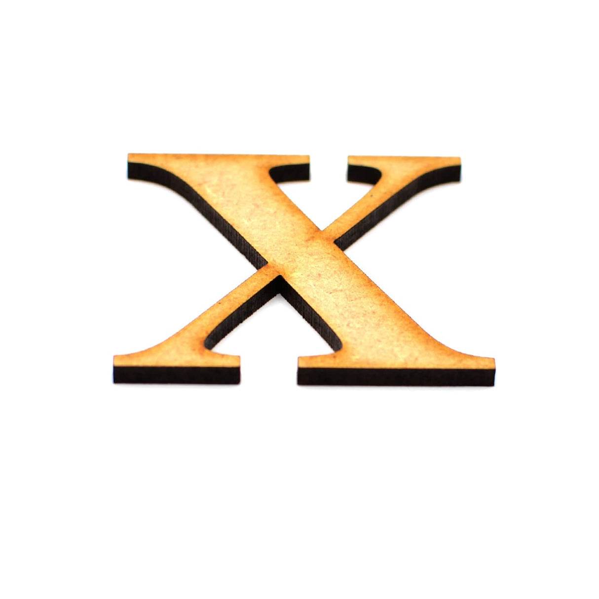 Wooden Letters - Large Small Georgia Bold 2cm-40cm - LaserworksUK