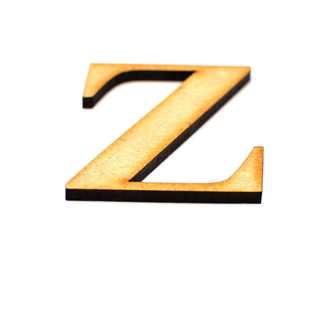 Wooden Letters - Large Small Georgia Bold 2cm-40cm - LaserworksUK