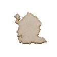 Wooden Anglesey Maps - Anglesey Map Shape - LaserworksUK