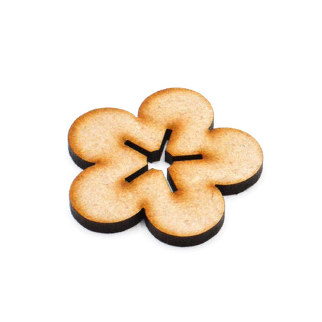 Wooden Craft Flower Shapes Perfect For Crafts - LaserworksUK