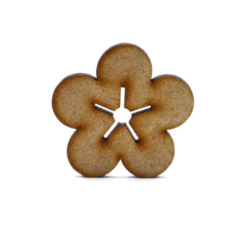 Wooden Craft Flower Shapes Perfect For Crafts - LaserworksUK
