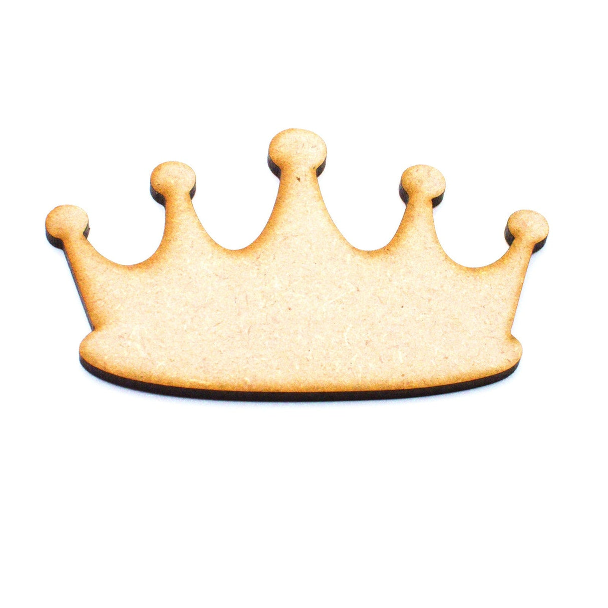 Wooden Crown Craft Shapes - Kings Head Band - LaserworksUK