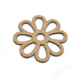 Wooden Daisy Flower Outline Shapes - Craft Flower - LaserworksUK
