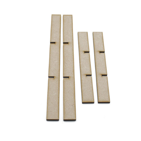 Wooden Dividers - Kraft Bead Box Dividers - Laserworksuk