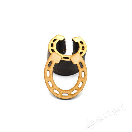 Wooden Horseshoe Shapes - MDF Craft Shapes - LaserworksUK