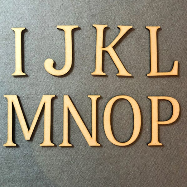 Wooden Letters & Numbers 2cm-40cm | Toy Box | Laserworksuk - LaserworksUK