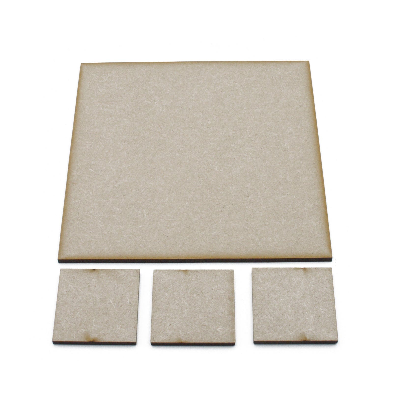 Wooden MDF Craft Square Shapes - LaserworksUK