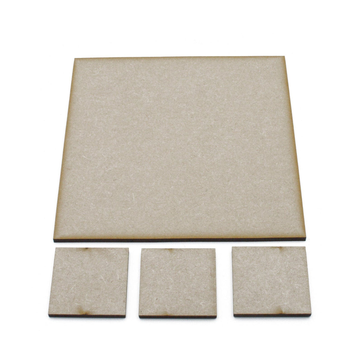 Wooden MDF Craft Square Shapes - LaserworksUK