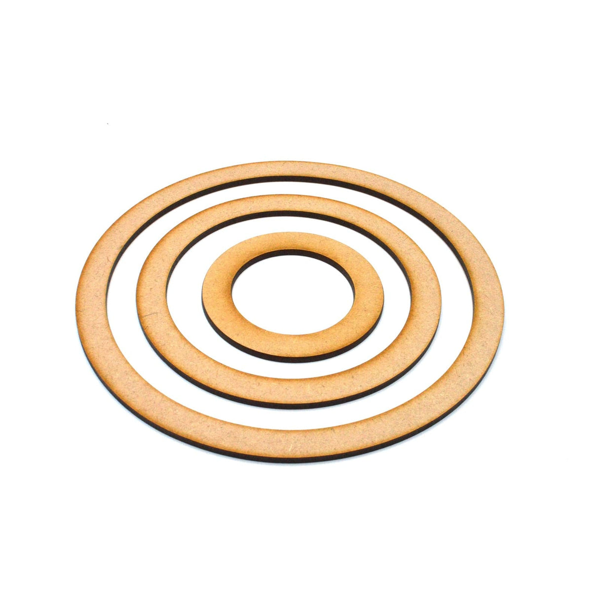 Wooden MDF Rings | Mobile Dreamcatcher - LaserworksUK
