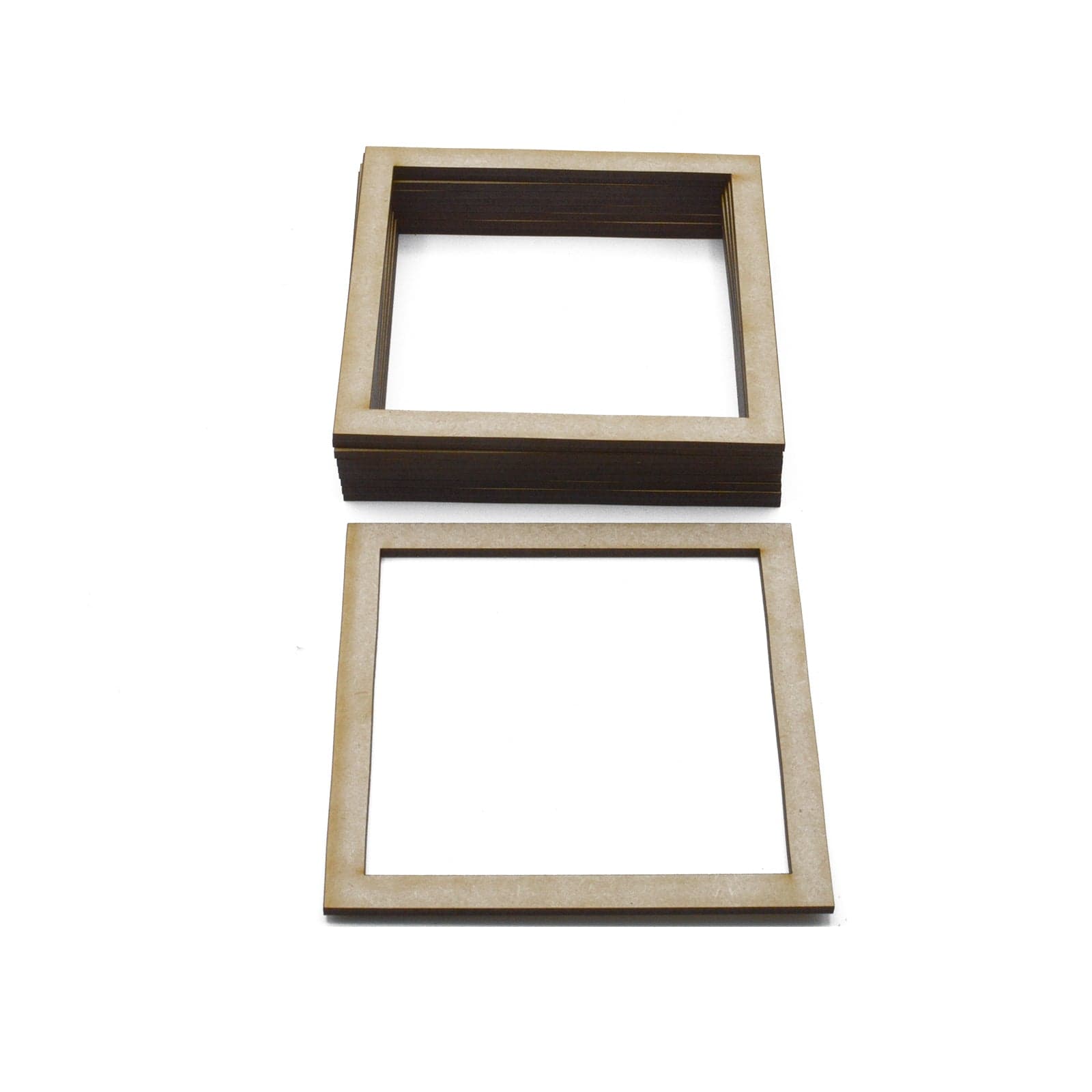 Wooden MDF Square Rings | Mobile Dreamcatcher - LaserworksUK
