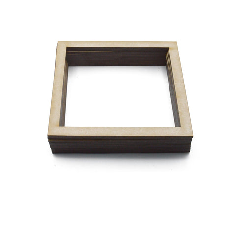 Wooden MDF Square Rings | Mobile Dreamcatcher - LaserworksUK