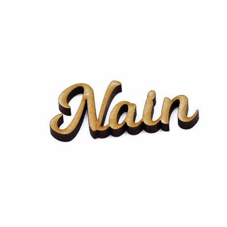 Wooden Script Words - Craft Names - Mum, Mummy, Mother, Mam, Mother - Laserworksuk