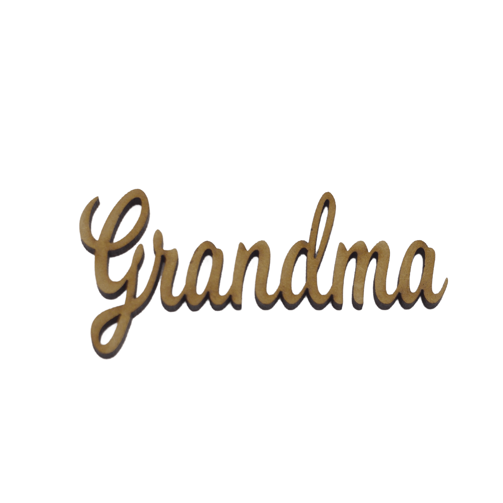 Wooden Script Words - Craft Names - Mum, Mummy, Mother, Mam, Mother - Laserworksuk