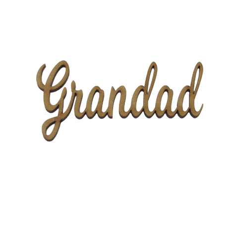 Wooden Script Words - Craft Names - Mum, Mummy, Mother, Mam, Mother - Laserworksuk