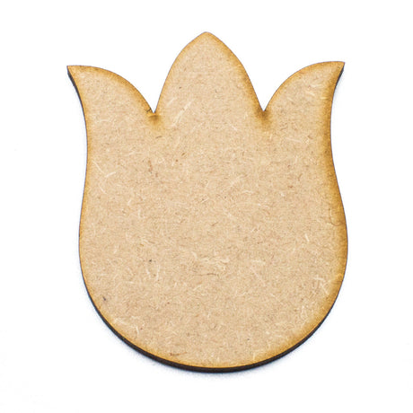 Wooden Tulip Craft Flower Shapes - Perfect For Crafts - LaserworksUK