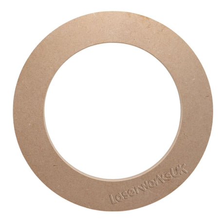 18mm Thick MDF Round Hoops - Circle Blanks Wooden Shapes - Laserworksuk