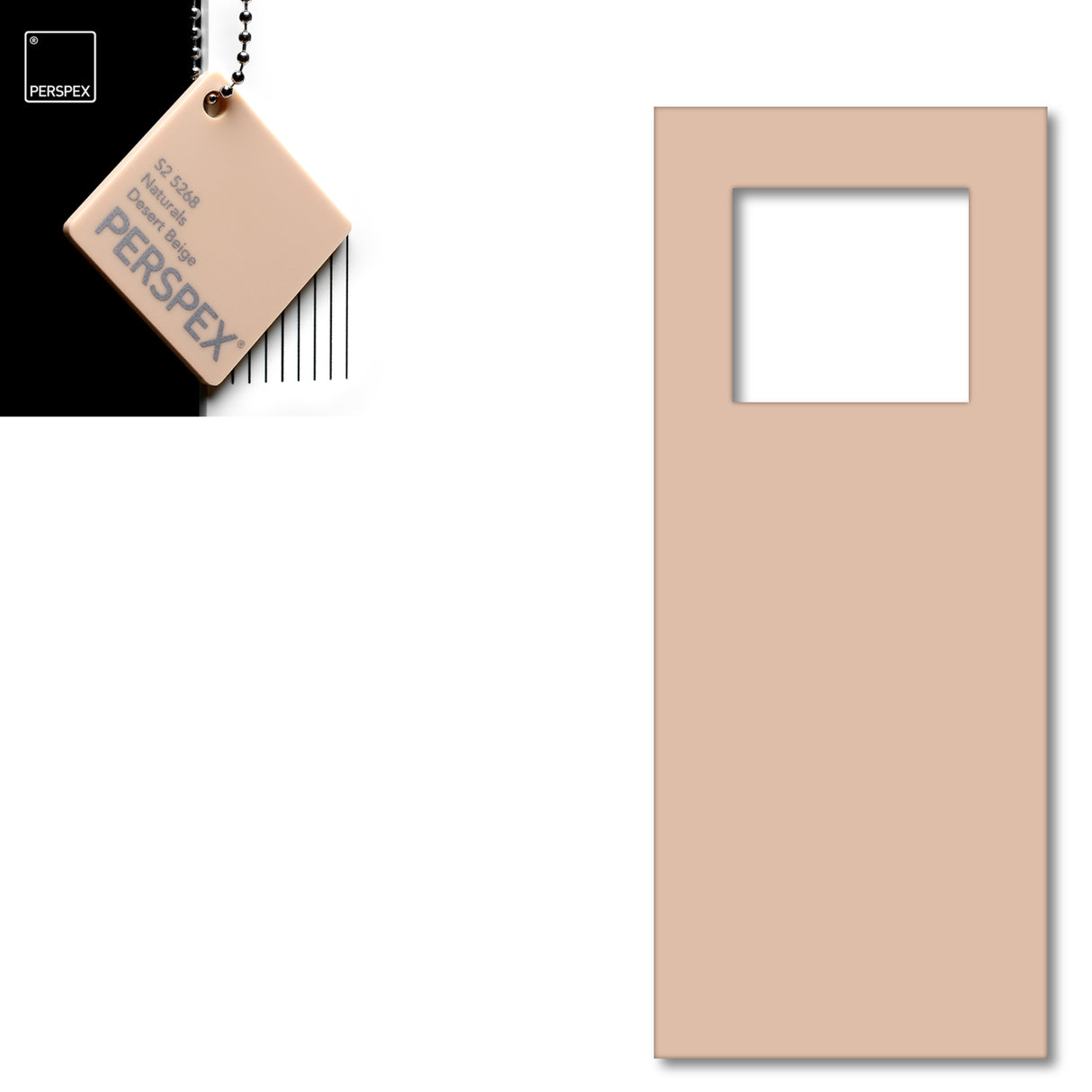 Acrylic Door Hanger Blanks - Style 6 - Laserworksuk