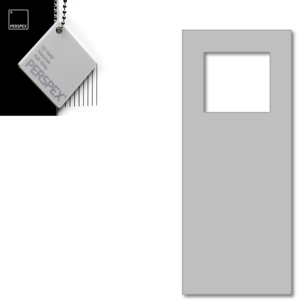 Acrylic Door Hanger Blanks - Style 6 - Laserworksuk