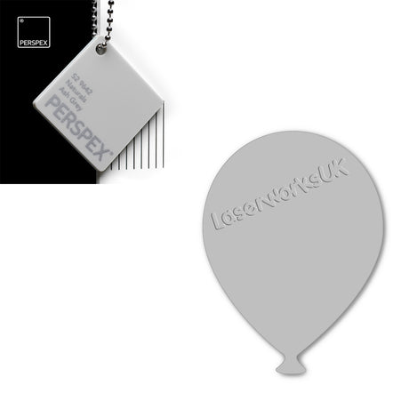 Acrylic Balloons - Party Balloon Blanks (12cm Pack of 5) - Laserworksuk