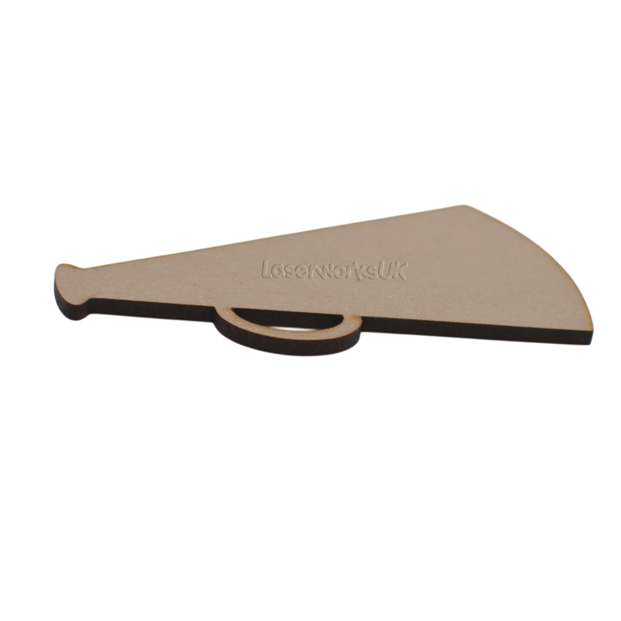 Megaphone Shape - Cheerleader - Protest - Craft Shapes - LaserworksUK