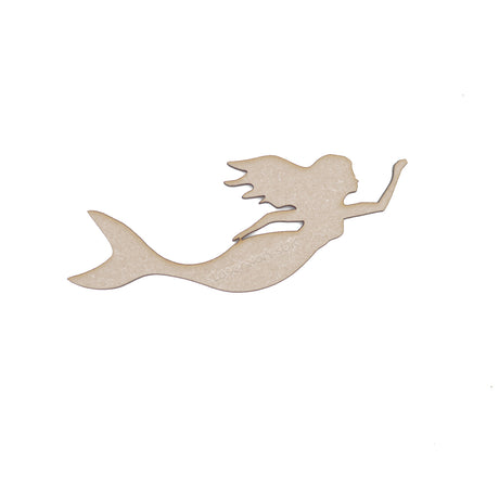 Mermaid Wooden MDF Blank Craft Shapes - LaserworksUK