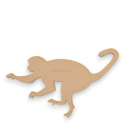 Wooden Monkey - MDF Craft Shapes - LaserworksUK