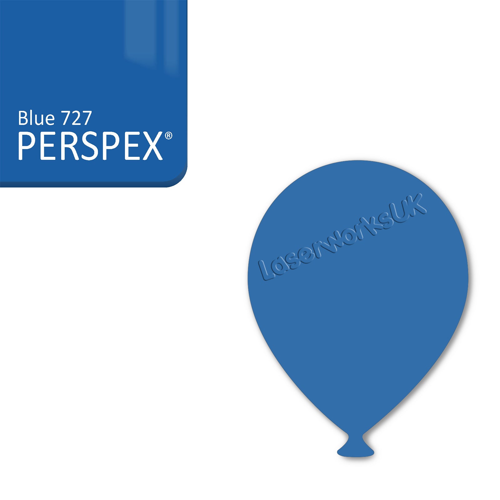 Acrylic Balloons - Party Balloon Blanks (12cm Pack of 5) - Laserworksuk