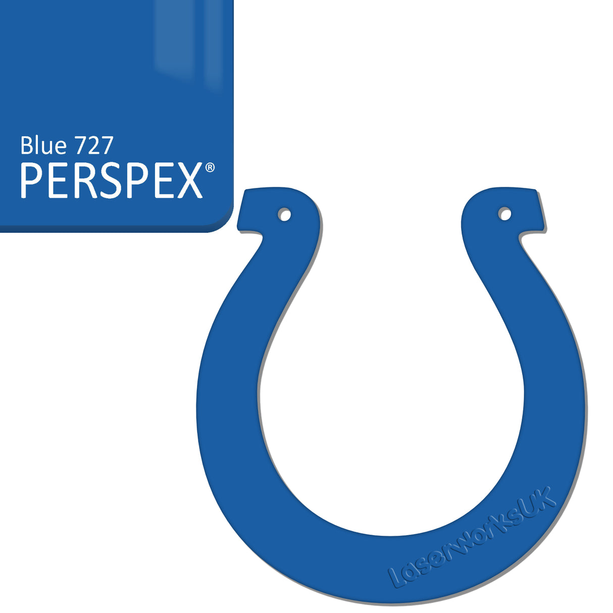 Acrylic Wedding Horseshoe Blanks - Laserworksuk