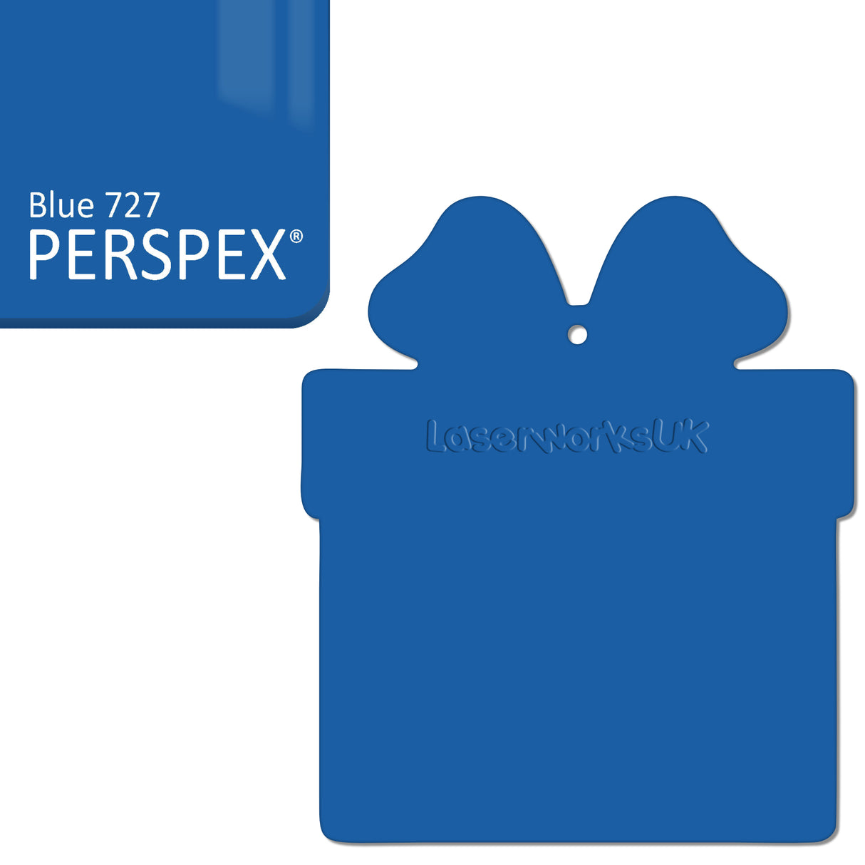 Acrylic Christmas Present Gift Box Blanks - Laserworksuk