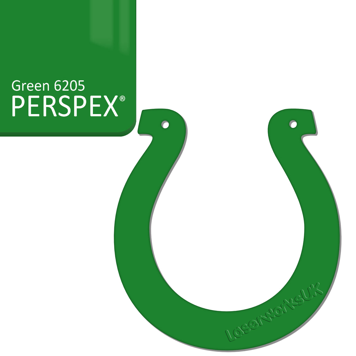 Acrylic Wedding Horseshoe Blanks - Laserworksuk