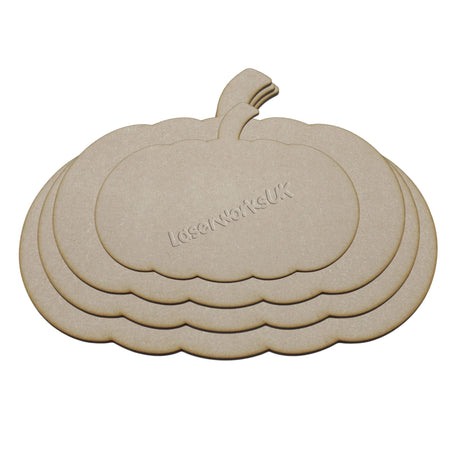 Halloween Pumpkin Blank Craft Shapes - LaserworksUK