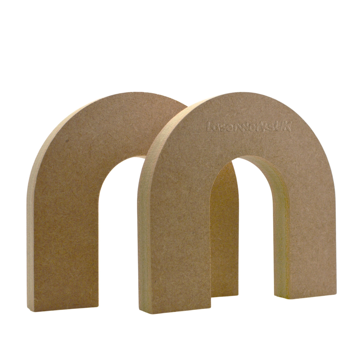 Freestanding Rainbow Arch Shapes - Laserworksuk