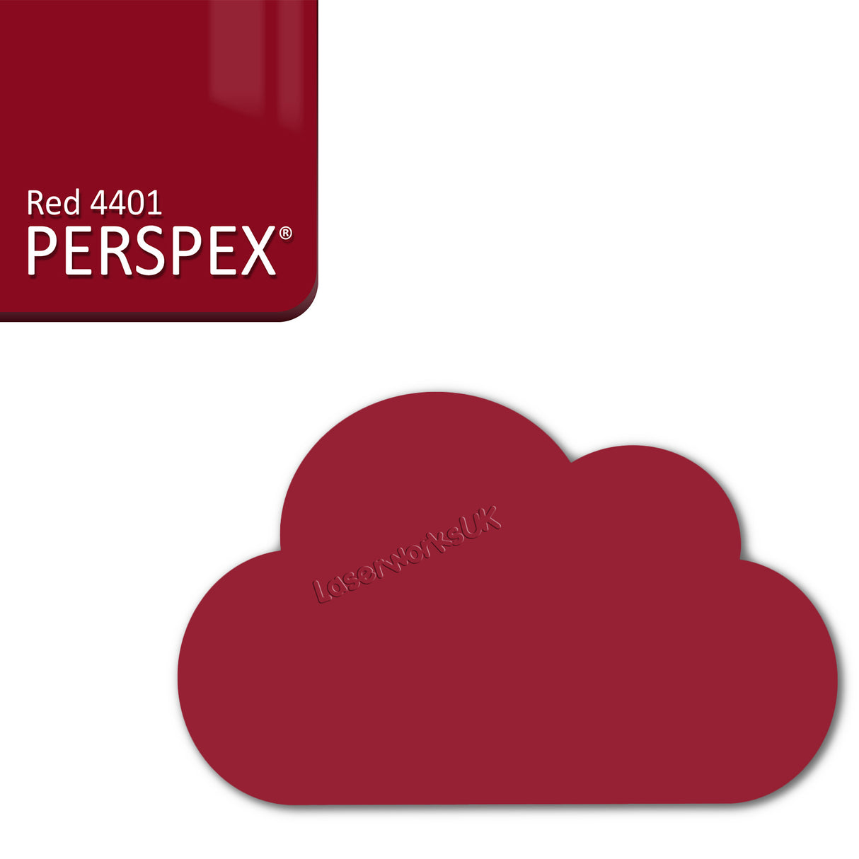 Cast Acrylic Cloud Shapes - Nursery Blanks (10cm Pack of 5) - Laserworksuk