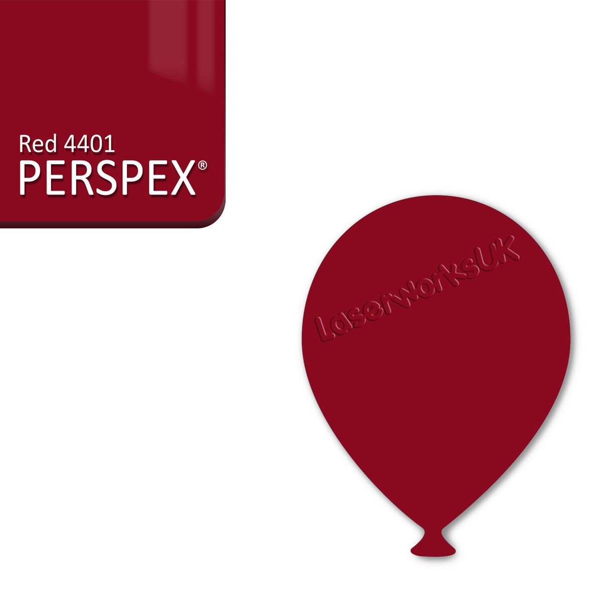 Acrylic Balloons - Party Balloon Blanks (12cm Pack of 5) - Laserworksuk