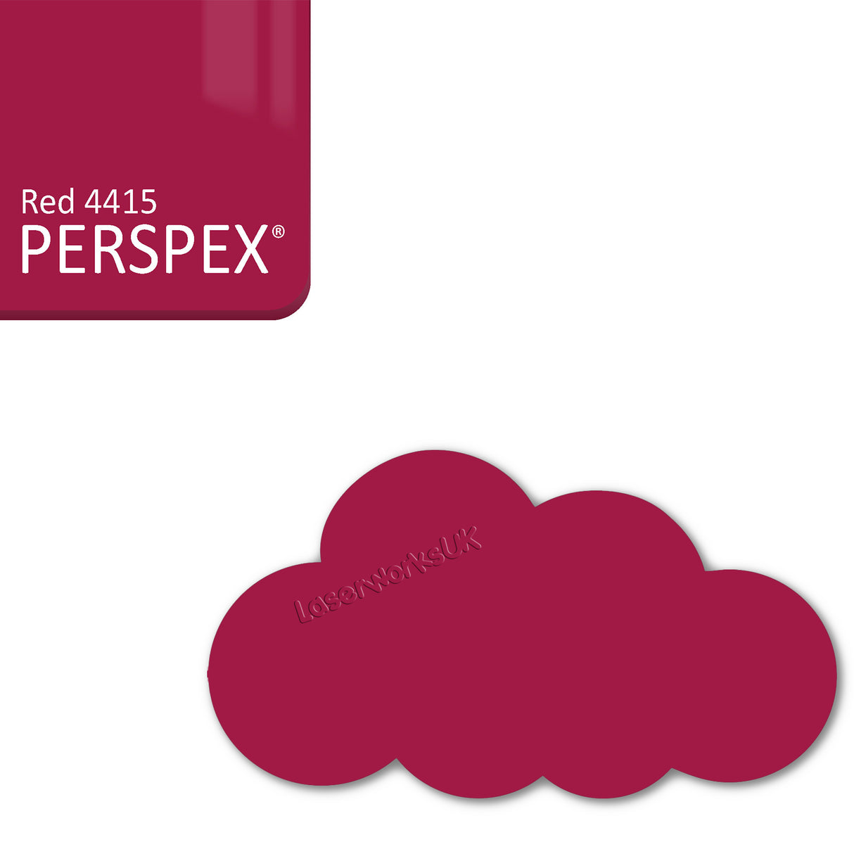 Acrylic Clouds - Nursery Blanks (20cm Pack of 2) - Laserworksuk