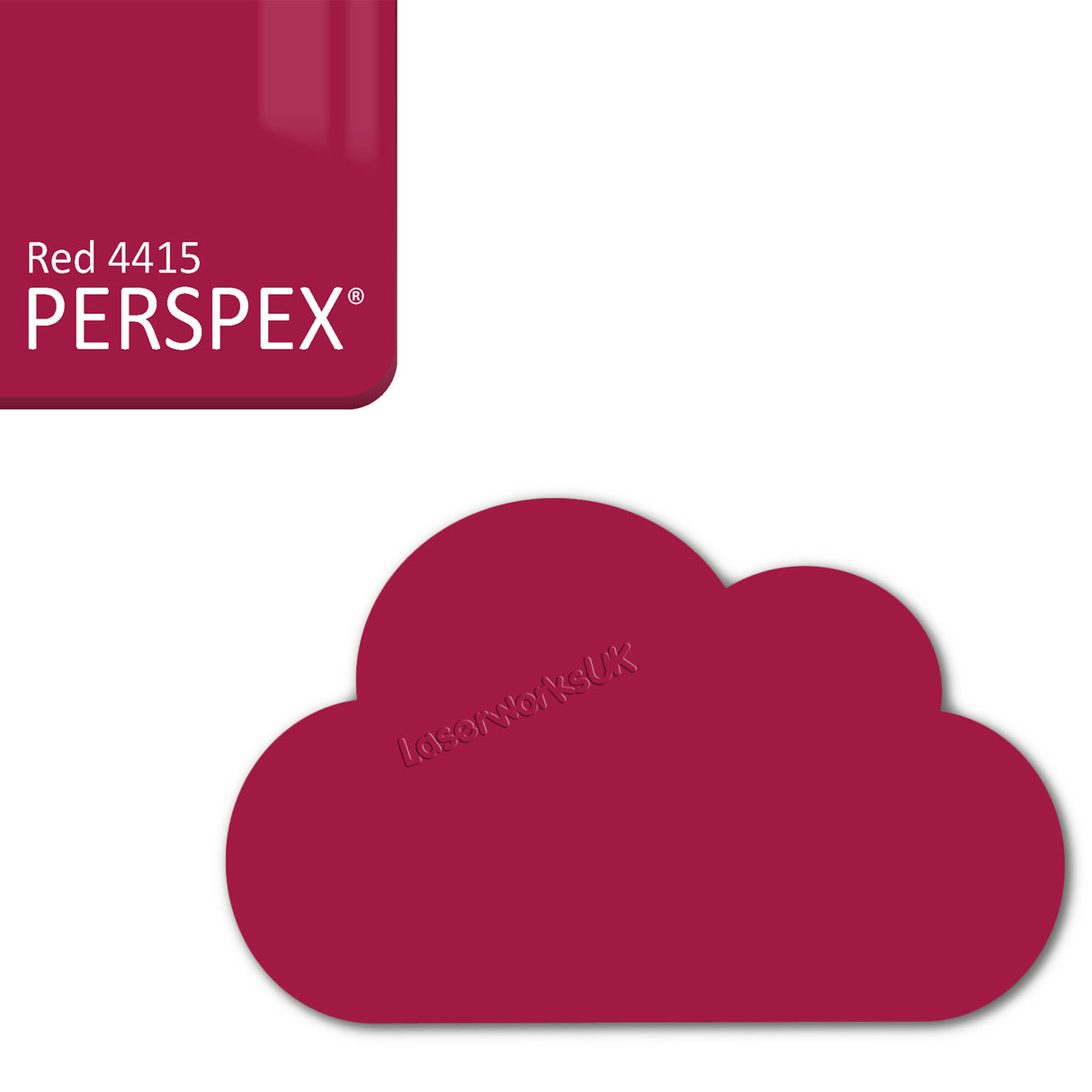 Cast Acrylic Cloud Shapes - Nursery Blanks (10cm Pack of 5) - Laserworksuk