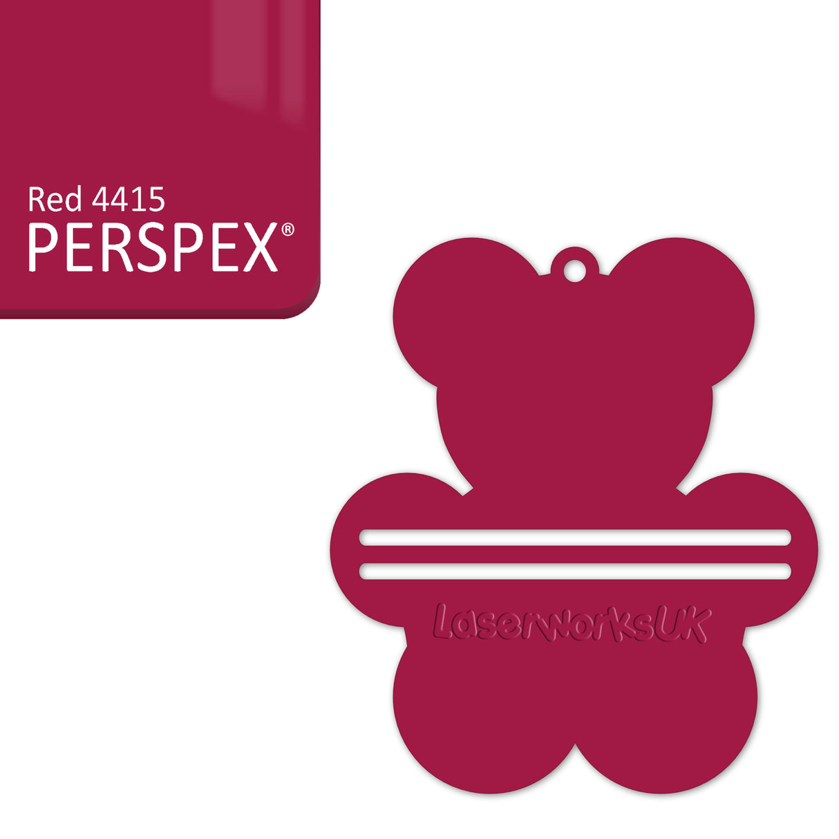 Acrylic Teddy Bear Money Holder Blanks (Pack of 3) - Laserworksuk