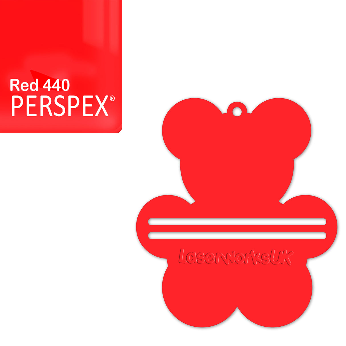 Acrylic Teddy Bear Money Holder Blanks (Pack of 3) - Laserworksuk