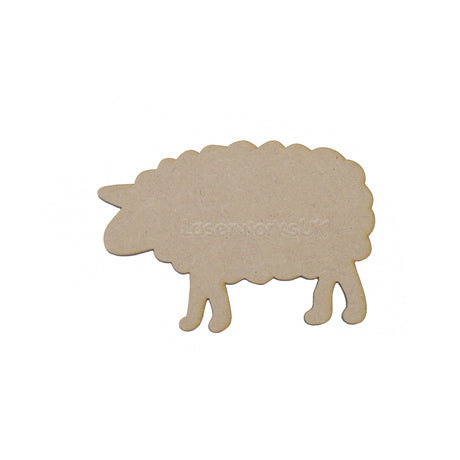 Wooden Sheep MDF Craft Shapes - LaserworksUK
